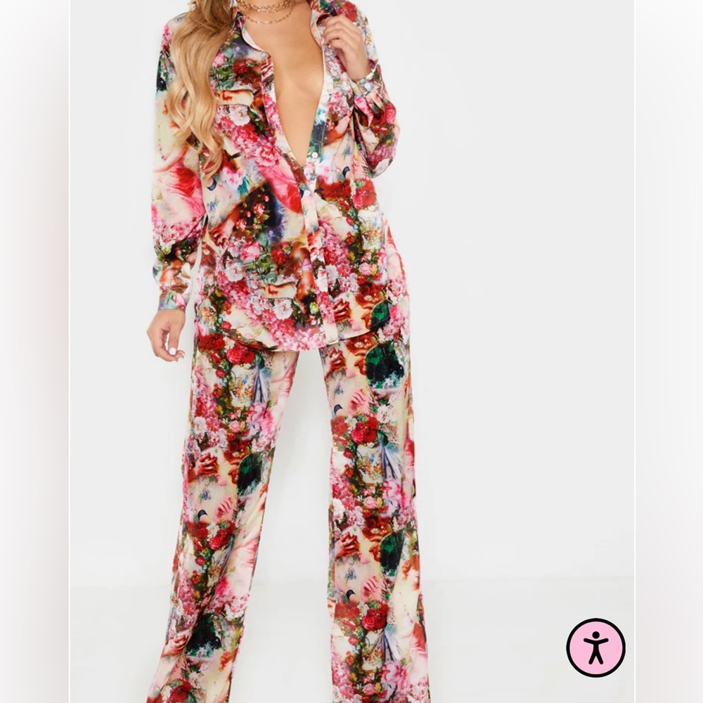 Rose femme renaissance shirt and trousers from PLL